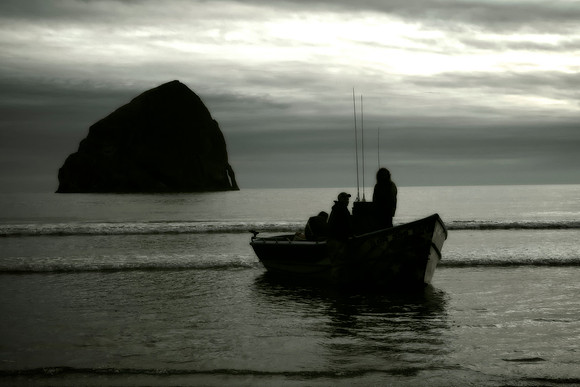 Dory Boat Silhouette